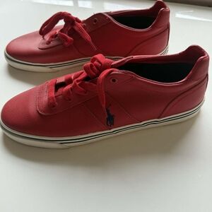 Polo by Ralph Lauren Men's Bold Red Sneakers